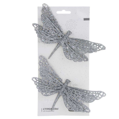 СНОУ БУМ Стрекозы на проволоке 8,5x17 см 2 шт