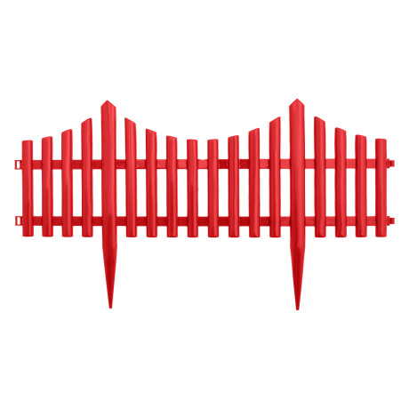 Забор декоративный "Гибкий", 24 х 300 см, коралловый, Palisad