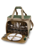 Наборы д/пикника Арктика 4100-6 13л + набор посуды на 6-х, зелёный