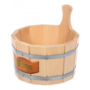 Ушат "шайка" 5л, липа, 3357 Банные штучки