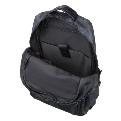 Рюкзак универсальный 43,5x28,5x14,5см, 1 отд., 5 карм., большие молнии, иск.кожа ПРЕМИУМ, "милитари"