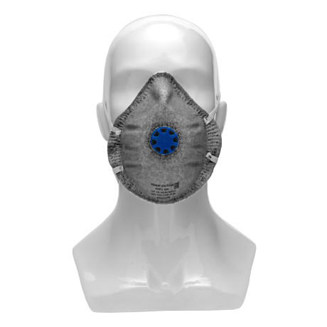 Полумаска фильтрующая формов,модель"Исток",с угольным слоем,с клапаном выдоха, FFP1 NR, 10шт