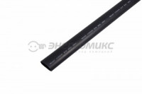 REXANT термоусадка трубка ТУТ клеевая  24,0/8,0мм (3:1) 1м  черная, (5!) 26-0024