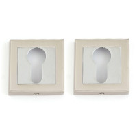 Накладка под цилиндр DP-C-18-NIS Windrose (матовый никель) Апекс (1пара)  \12 (144)