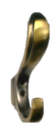 Крючок мебельный 3041 тяжелый, цвет бронза