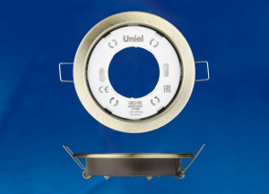 Uniel GX53/H2 св-к встр. 20x100 античная бронза (кратно 10!) ANTIQUE BRASS 10 PROM