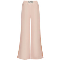 Брюки , экокожа, унисекс, розовый, разм.S