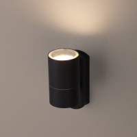 ЭРА WL27 BK св-к декор. подсветка GU10 Max35W IP54 черный 6065