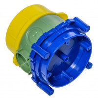 Bylectrica кор. уст. для заливки в бетон, монолит. (монт. основание) 82,5х82,5х79,5мм К-413