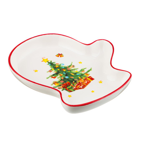 MILLIMI Лесная сказка Блюдо в форме варежки, 20х17,5х3см, керамика