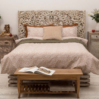 PROVANCE Комплект постельного белья 1,5 (2 предмета), бязь, 100% хлопок, принт, бежевый