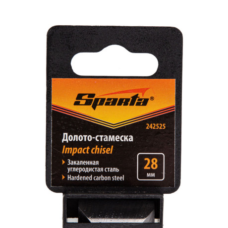 Долото-стамеска 28 мм, деревянная рукоятка Sparta