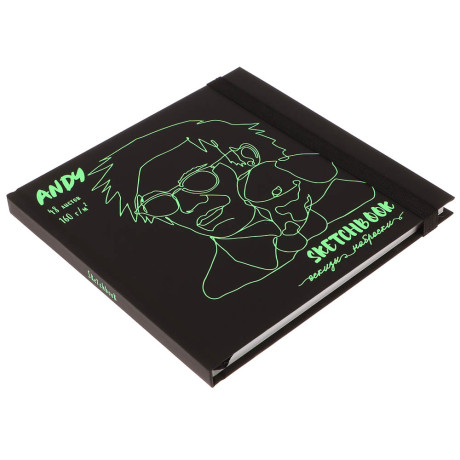 Скетчбук (альбом), тверд.подложка, спираль, в ассортименте