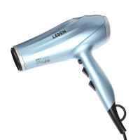 LEBEN Фен, 2200 Вт, 2 скорости, 3 темп. режима, металл, пластик, голубой