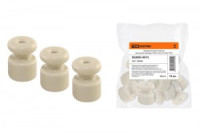 TDM керамический изолятор для ретро провода  «ЭКО» сосна (уп.10шт, цена за шт) SQ2802-0015