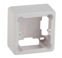 ЭРА кор. уст. 1 мест. под кабель-канал КУK 85х85х42мм СУ белая IP20 KUK1-85-85-42 3928