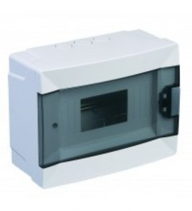 Makel бокс (корпус) пластик ЩРН-П- 8 мод. навесной 63108