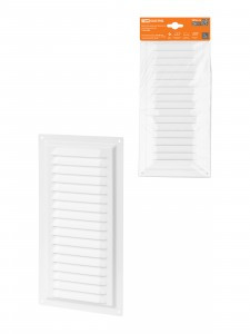 TDM  вент. решетка металл. 150х300мм белая, покрытие полимерная эмаль SQ1807-0702  