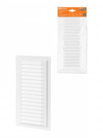 TDM  вент. решетка металл. 150х300мм белая, покрытие полимерная эмаль SQ1807-0702  