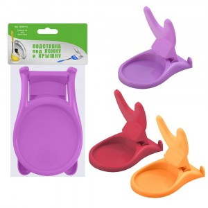 Подставка под ложку и крышку (кратность 12шт!!!), пластик DS80-42 Мультидом