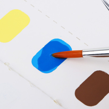 BY Русские Супергерои Раскраска, 14,8х21см, с акварелью 9цв.на листе, 6л.,перфорация,кисть,"Джуниор"