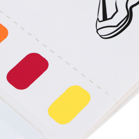 BY Русские Супергерои Раскраска, 14,8х21см, с акварелью 9цв.на листе, 6л.,перфорация,кисть,"Джуниор"