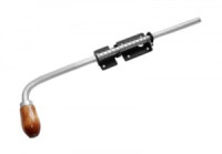 Засов Домарт с пружиной 500мм черный d-16мм5)