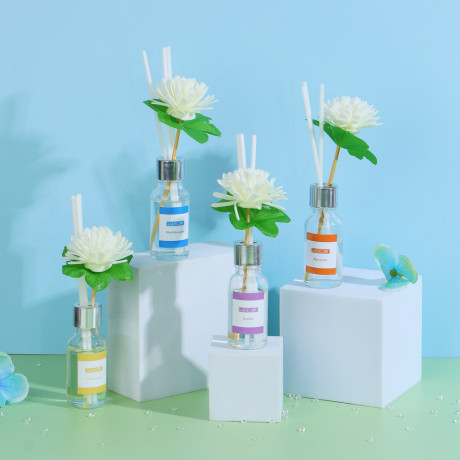 LADECOR Аромадиффузор, 20 мл. белый жасмин, цвет вишни, жасмин, персик, летний бриз, океан