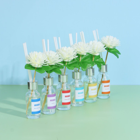 LADECOR Аромадиффузор, 20 мл. белый жасмин, цвет вишни, жасмин, персик, летний бриз, океан