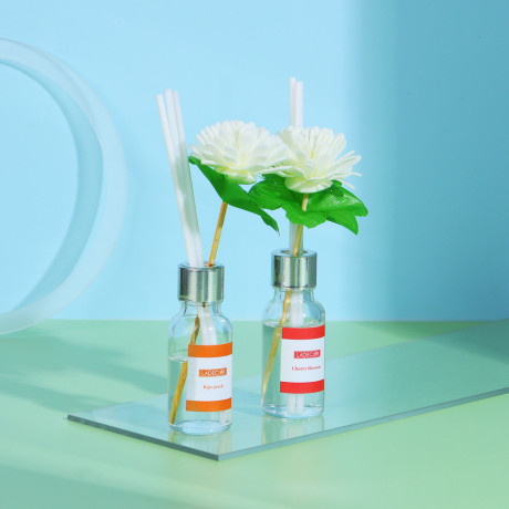 LADECOR Аромадиффузор, 20 мл. белый жасмин, цвет вишни, жасмин, персик, летний бриз, океан