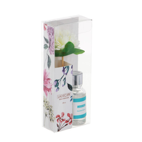 LADECOR Аромадиффузор, 20 мл. белый жасмин, цвет вишни, жасмин, персик, летний бриз, океан