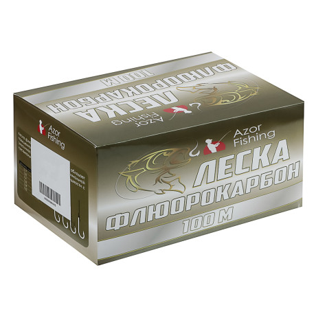 AZOR FISHING Леска флюрокарбоновая 0,25мм, 100м