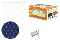 Гирлянда-сетка ул. 120LED, белый, 1,5х1,5м, 8реж., прозр., соед. до 5мод. IP44 TDM SQ0361-0030