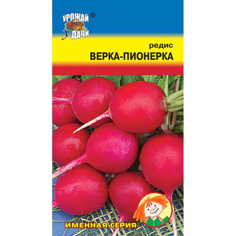 Редис Верка-Пионерка Урожай у дачи Ц