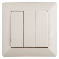 ЭРА Intro Solo выкл. 3 кл., 10А СУ, сл.кость 4-106-02, 1913