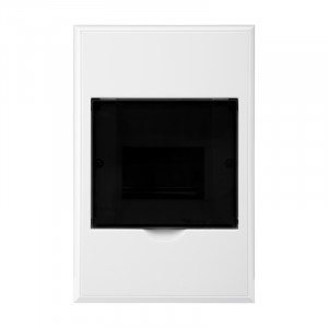 Kranz бокс (корпус) пластик. ЩРН-П-4 мод. навесн прозр. дверц IP41 KR-11-0304