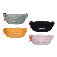 ЮL Сумка поясная с 3-мя отделениями, 100% ПЭ, 33х16х9см, 4 цвета