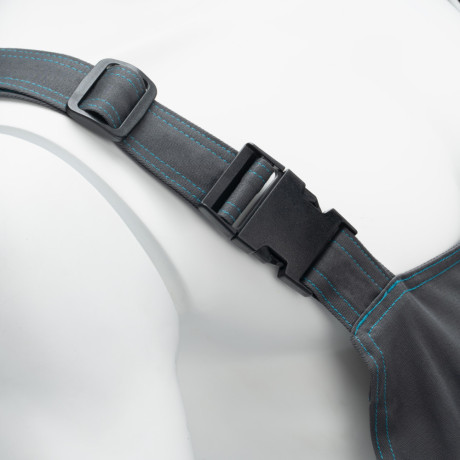 Полукомбинезон профессиональный рабочий, 97% хлопок 3% спандекс, XL Gross