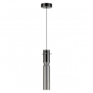 ODEON LIGHT 5058/5L PENDANT ODL24 323 чер./дымчатый/мет/стекло Подвес LED 5W 3000K SCROW 88