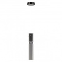 ODEON LIGHT 5058/5L PENDANT ODL24 323 чер./дымчатый/мет/стекло Подвес LED 5W 3000K SCROW 88