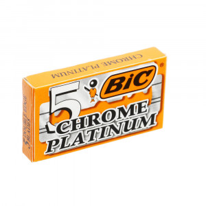 Лезвия двусторонние BIC Chrome Platinum К5, к/у, 5шт