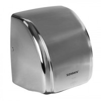 Сушилка д/рук SONNEN HD-230S, 2100 Вт, время сушки 20 секунд, нерж. сталь, 604195