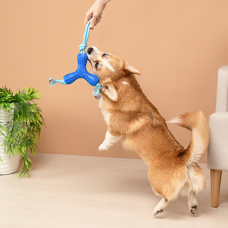 VETTA Игрушка для домашних животных, термопластичная резина, хлопок, 15,5х32 см