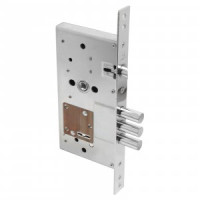 Замок врезной для метал. дверей БУЛАТ ЗВ9-8.60.85.3(16).08 хром сувальд  б/о б/наклад 5кл.(10)