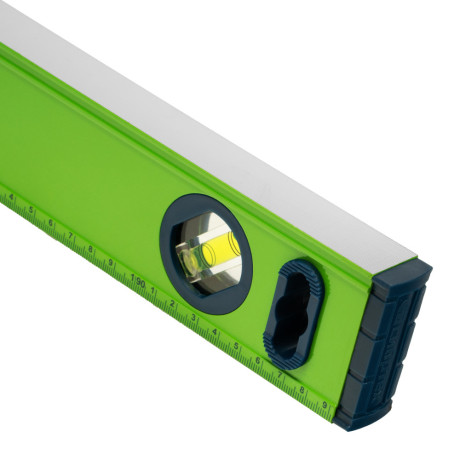 Уровень алюминиевый УСМ-0,5-2000, фрезерованный, 3 глазка, магнитный, рукоятки, 2000 мм Сибртех