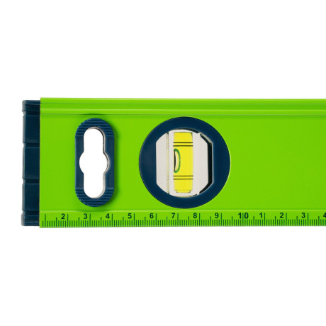 Уровень алюминиевый УСМ-0,5-2000, фрезерованный, 3 глазка, магнитный, рукоятки, 2000 мм Сибртех