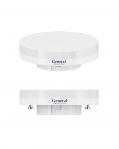 General GX53 10W(690lm) 6500K 6K матовый пластик 75x22 661904
