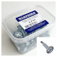 Саморез с прессшайбой со сверлом 4,2*41 (100 шт EC) (цена за уп) НАКРЕПКО 201006