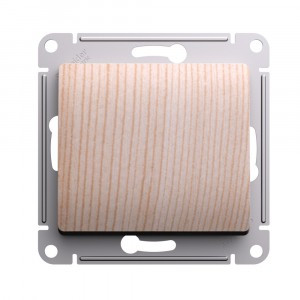 Systeme Electric GLOSSA мех. выкл. СУ 1 кл. (перекл. проходной) 10А сосна GSL001561 (5!)