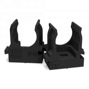 Промрукав крепеж-клипса монтаж. пист. ПМ ЧЕРНАЯ в п/э d16 (100/1100 уп/кор) цена за 1 шт PR13.0131